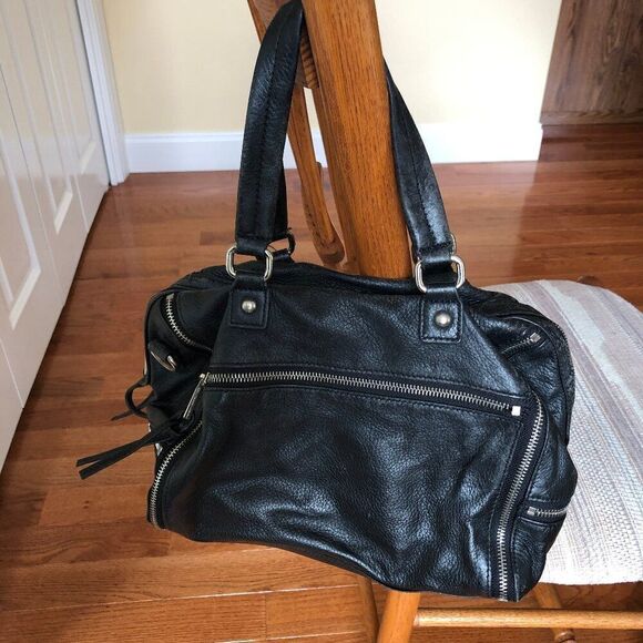 French Connection Leather Doctor Bag - Picture 1 of 11